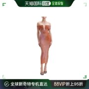 香港直邮潮奢self-portrait女士，水钻中长连衣裙ss24176m