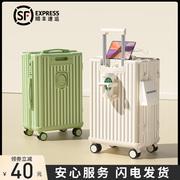 行李箱女拉杆箱2023密码皮箱子20寸登机旅行大容量24男多功能