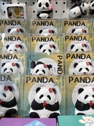 熊猫基地花花冰箱，贴树脂磁性卡通可爱成都，旅游纪念品周边文创