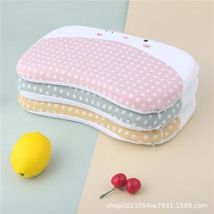 2023婴儿枕头定型枕记忆棉枕芯可爱小兔子造型透气四季通