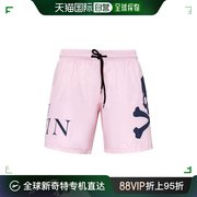 香港直邮Philipp Plein 徽标细节沙滩短裤 PABCMMT0312PTE003N03