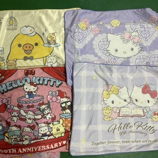 可爱外贸凯蒂猫轻松熊纪念版枕套一对装