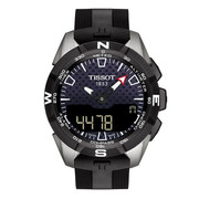 天梭tissot手表，腾智系列多功能智能，运动男表t110.420.47.051.01