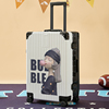 小型轻便儿童拉杆箱可爱卡通学生行李箱个性，涂鸦旅行密码皮箱子潮