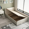 实木单人床气压箱体床储物床儿童床，透气小户型气压多功能组合床