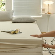 简约纯色100支长绒棉全棉床单床笠单件1.8m纯棉床罩1.5米床0.9m