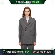 香港直邮潮奢 TOTÊME 女士 灰色双排扣西装外套 2243002