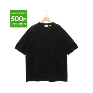 日本直邮Burberry T恤裁剪和缝制 Tonbridge 网状针织男士 807031
