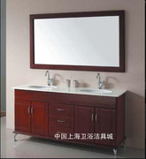 美式欧式橡木浴室柜组合实木浴柜洗脸盆柜组合洗手盆柜 156