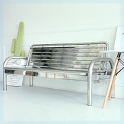 沙发床1.2米不锈钢推拉折叠多功能沙发床椅1.8米铁艺床单人