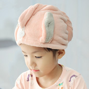 儿童干发帽强吸水速干加厚女浴帽宝宝包头巾(包头巾)女童干发毛巾可爱