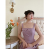 lotus复古赫本风vintage50s古董，裙复刻淡紫色，蓬蓬裙大摆连衣裙夏