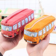 创意汽车笔袋韩版小清新大容量，笔盒男女生学生，巴士文具袋铅笔袋