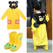 雨靴儿童雨衣雨鞋雨伞套装，加绒轻便防滑女孩1-3岁宝宝幼儿园