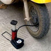 汽车轮胎车胎充气泵打气泵加气泵，便携脚踩打气筒电瓶车自行车迷你