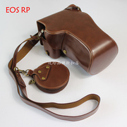 适用佳能EOS R微单相机专用皮套 复古相机包RP保护套配肩带附件包