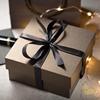 礼物盒包装纸加丝带送老公，生日礼物包装盒男友，大号仪式感精致空盒