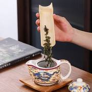 泡茶壶陶瓷过滤大号容量带内网胆家用单壶冲茶器功夫茶具杯子套装