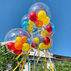 毕业十岁装饰彩色乳胶气球周岁生日布置开业店庆周年庆店铺