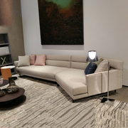 北欧布艺意式极简沙发，客厅简约现代小户型，直排异形转角组合2024款