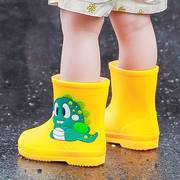 儿童雨鞋可爱雨鞋防水防滑雨靴，幼儿胶鞋宝宝水鞋2-7岁卡通套鞋