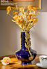 欧式复古高温瓷装饰花瓶家居花瓶，摆件铜花器软装摆设玄关柜饰品