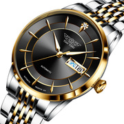 手表品牌全自动镂空男表商务瑞士机械，夜光日历精钢时尚国产腕表