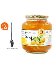 全南蜂蜜柚子茶韩国蜜炼柠檬柚子酱蓝莓水果茶青梅茶泡水冲饮品