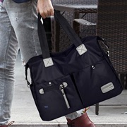 尼龙帆布包韩版男包商务，休闲手提包大容量男士旅行包，单肩包斜挎包