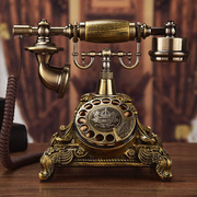 欧式复古转盘仿古电话机时尚，创意家用座机，办公固话无线插卡电话