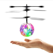 感应水晶球飞行器体手感悬浮充电发光遥控迷你儿童地摊玩具感应飞