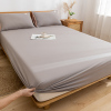 无印良品全棉床笠单件四季通用防滑固定床单保护套单人床纯棉床罩