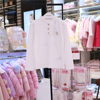 企划款frenchcat法猫韩国童装，24春女童花边领长袖，打底衫t恤