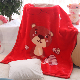 冬季婴儿云毯双层加厚毛毯，小被子儿童幼儿园，午睡盖毯初生宝宝抱毯