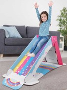 wowwee可折叠滑梯儿童室内小型滑滑梯玩具纸质，宝宝家用2-5岁礼物