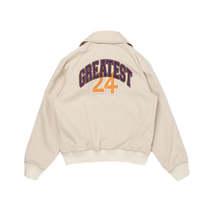 gremade“24”紫金湖人刺绣，工装原胚牛仔短款美式复古夹克外套