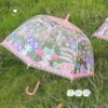 库洛米儿童雨伞透明女孩公主美乐蒂拱形幼儿园上学宝宝长柄伞超轻