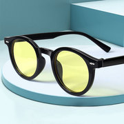 GD明星同款眼镜gm黄色墨镜女夏防紫外线海边太阳眼镜男情侣款时尚