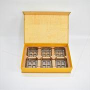 6粒迷尔月饼盒包装盒中秋小迷尔60克磁吸硬边盒80克礼盒