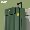 idqd大容量行李箱女拉杆箱，26寸学生功能登机箱子，前开口旅行箱男24