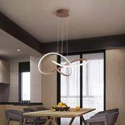 餐厅吊灯创意个性北欧风格餐桌吧台书房吊灯现代简约led长条灯具