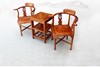 古典明清中式仿古家具休闲实木椅子三角情侣椅老式会客桌椅几