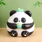 熊猫存钱罐大号可进可出搪胶，防摔儿童房间摆件生日新年中国风礼物