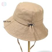 帽子女夏季防紫外线渔夫帽，遮阳帽遮脸大头围防晒帽大帽檐素颜帽潮