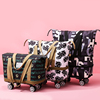 旅行包带滑轮女大容量收纳袋折叠旅行收纳包短途行李包手提待产包