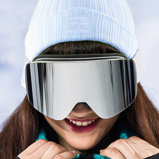 滑雪眼镜女嘻哈防雾近视男户外运动骑行登山挡风防护镜雪地护目镜