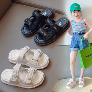 3-10岁男孩凉拖鞋女儿童网面凉鞋，防滑软底运动沙滩鞋夏季宝宝凉鞋
