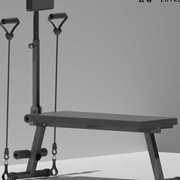 zhike致客多功能家用拉筋凳商用拉筋床仰卧起坐板哑铃凳健身器材