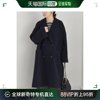 日本直邮quaranciel 女士中长款羊毛混纺外套 轻盈舒适 显瘦设计