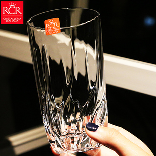 意大利进口rcr水晶玻璃杯耐热果汁牛奶杯，啤酒杯威士忌杯水杯子